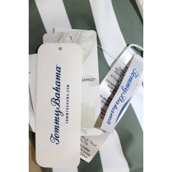 Tommy Bahama Green and White Floral Bikini Bottom. New With Tags. - Picture 5 of 5